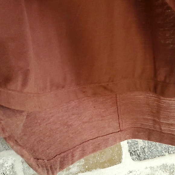 Prana Besha Shirt Dress, Heathered Mauve/Marsala color, Women's Small - Picture 4 of 10